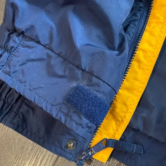 COLUMBIA 'BUGABOO' JACKET NAVY GREEN YELLOW SIZE LARGE PREOWNED - Picture 11 of 16